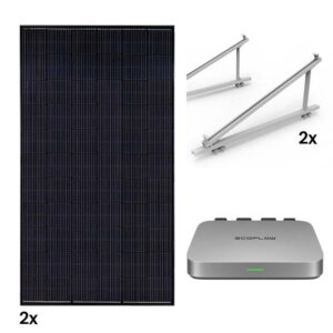 EcoFlow Micro Inverter 800W+2x400W Rigid Solar Panel Combo