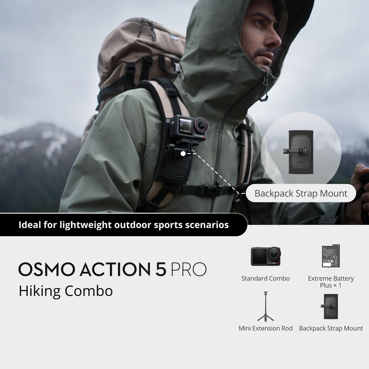 Osmo Action 5 Pro Hiking Combo - Afbeelding 2
