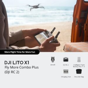 DJI Lito X1 - Fly More Combo Plus - including RC331 Smart Controller (C1)