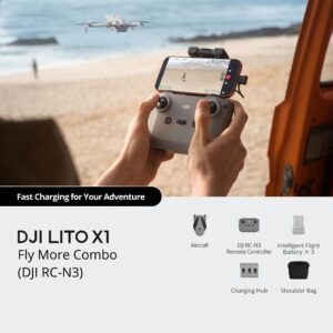 DJI Lito X1 - Fly More Combo - including RC-N3 Remote Controller (RC151)